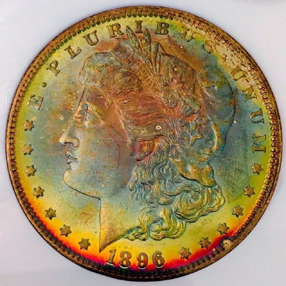1896-And-1885-Toned-Morgan-Silver-Dollars